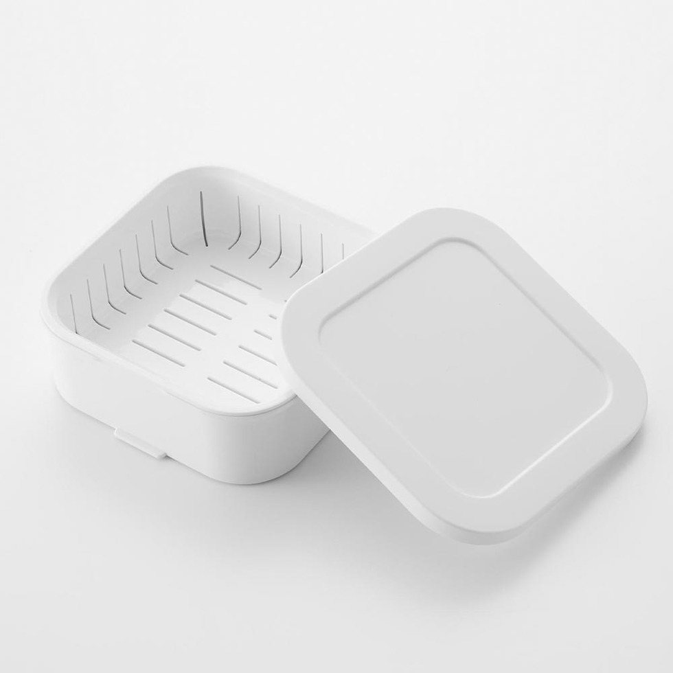 温まりやすい立つ冷凍ごはん容器 タワー 一膳 2個組 山崎実業 公式 tower 1471 1472 ホワイト ブラック / 容量150g 食洗機対応 電子レンジ対応