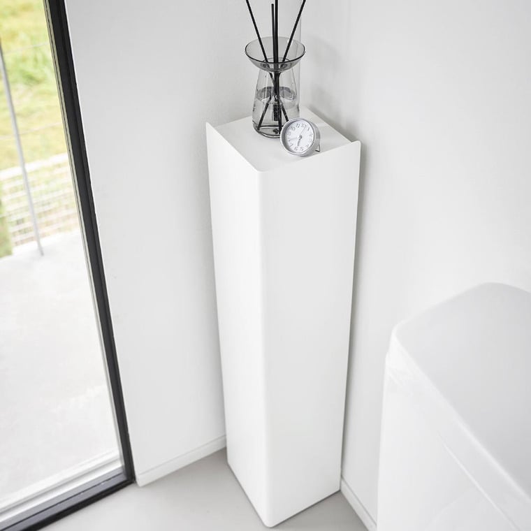 キャスター付きスリムトイレラック タワー 山崎実業 公式 tower 1489 1490 ホワイト ブラック 送料無料