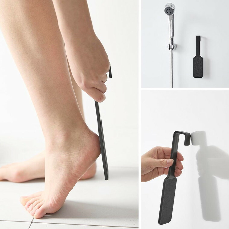 マグネットかかとやすり タワー 山崎実業 公式 tower 1306 1307 ホワイト ブラック