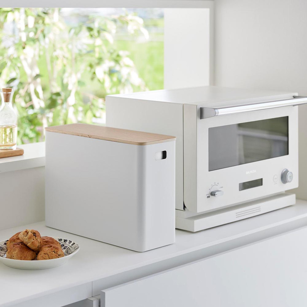 蓋付きトイレ用品収納 リン 山崎実業 公式 RIN 1320 1321 ブラウン ナチュラル 送料無料