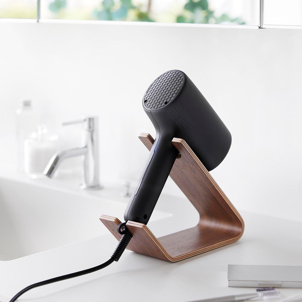 ドライヤー&ヘアーアイロンスタンド リン 山崎実業 公式 RIN 1332 1333 ブラウン ナチュラル 送料無料