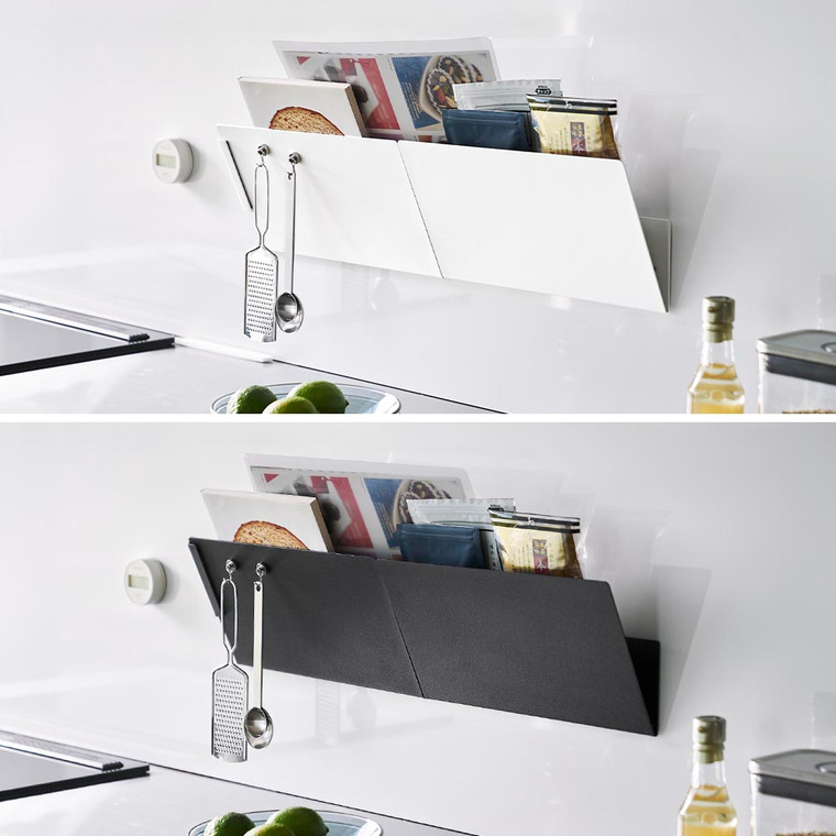 マグネット縦横連結プリント収納ラック タワー 2個組 山崎実業 公式 tower 1341 1342 ホワイト ブラック 送料無料