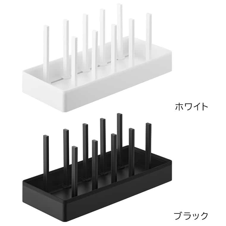 シンク下幅調節鍋蓋&フライパン収納スタンド タワー W32 山崎実業 公式 tower 1359 1360 ホワイト ブラック / 幅32cm キッチン収納 送料無料