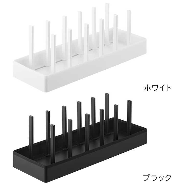 シンク下幅調節鍋蓋&フライパン収納スタンド タワー W40 山崎実業 公式 tower 1361 1362 ホワイト ブラック / 幅40cm キッチン収納 送料無料