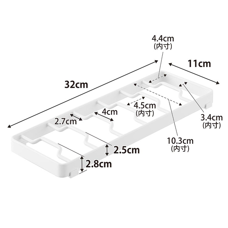 お椀スタンド タワー L 山崎実業 公式 tower 1373 1374 ホワイト ブラック / 食器ラック 食器棚 シンク下