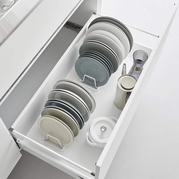 お皿スタンド タワー 山崎実業 公式 tower ホワイト ブラック 1375 1376 / ディッシュスタンド