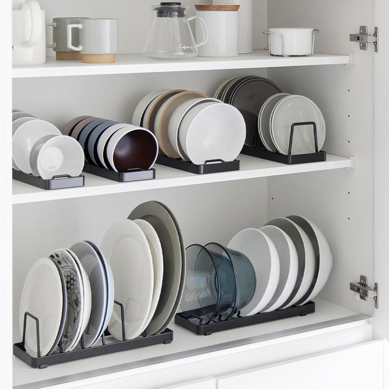 お皿スタンド タワー 山崎実業 公式 tower ホワイト ブラック 1375 1376 / ディッシュスタンド