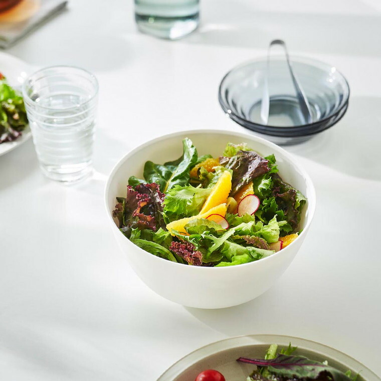 傾けて混ぜやすい調理ボウル タワー M 電子レンジ対応 山崎実業 tower 1387 1388 ホワイト ブラック