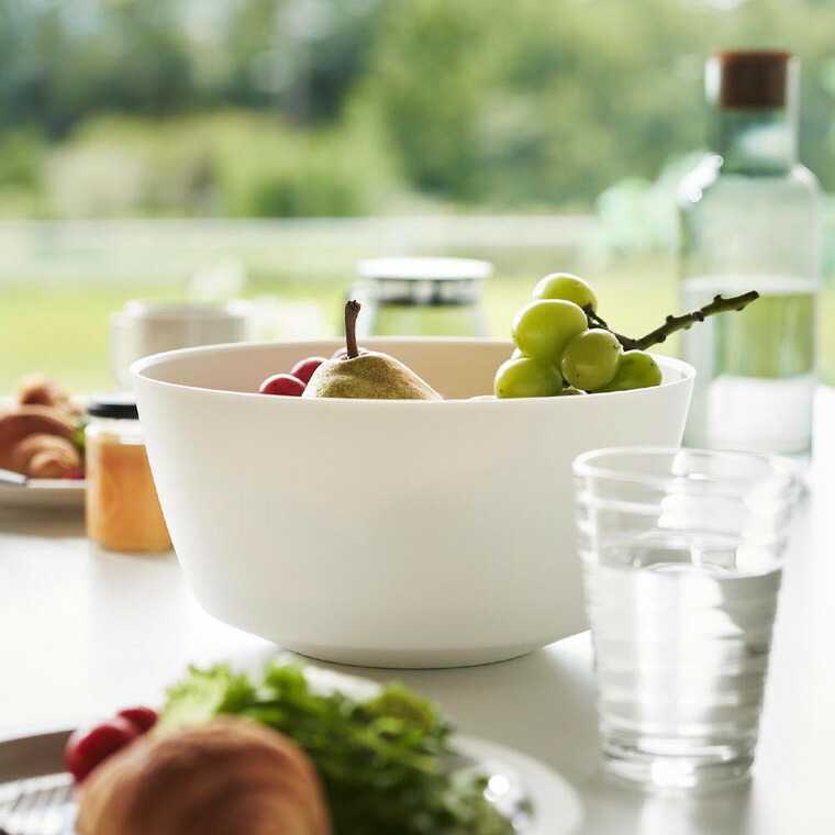 傾けて混ぜやすい調理ボウル タワー L 電子レンジ対応 山崎実業 公式 tower 1389 1390 ホワイト ブラック / 4L キッチンボウル 耐熱 耐冷 食洗機対応 電子レンジ