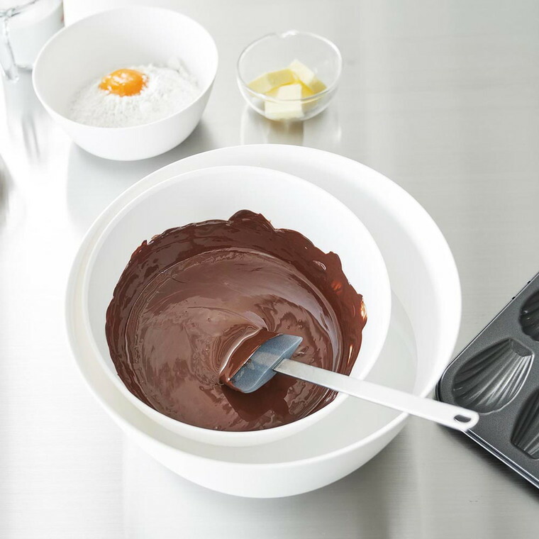 傾けて混ぜやすい調理ボウル タワー 5点セット 電子レンジ対応 山崎実業 公式 tower 1393 1394 ホワイト ブラック / 800ml 1.8L 4L 蓋付き 送料無料