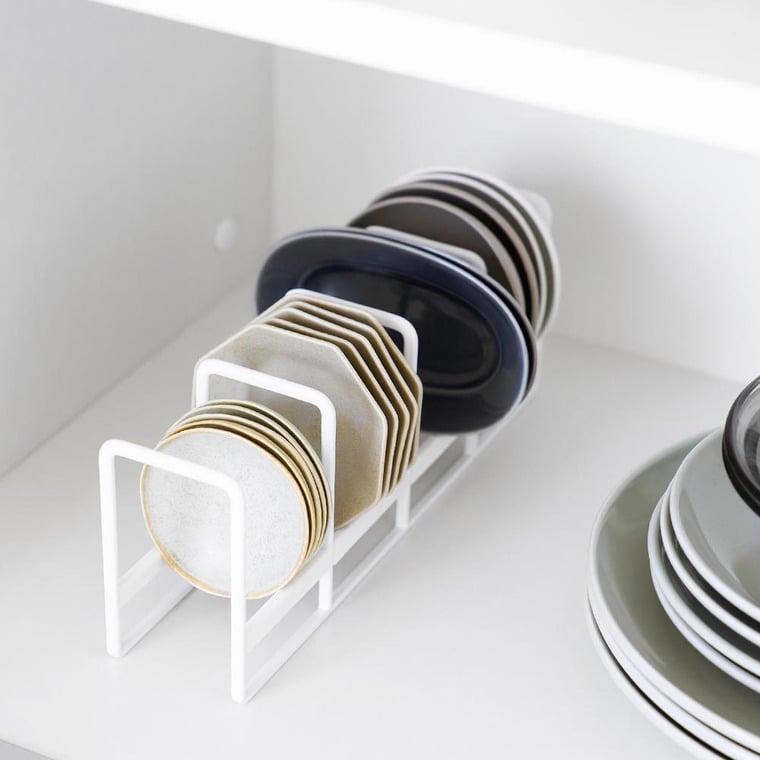 豆皿収納ラック タワー 山崎実業 公式 tower 1395 1396 ホワイト ブラック / ディッシュラック