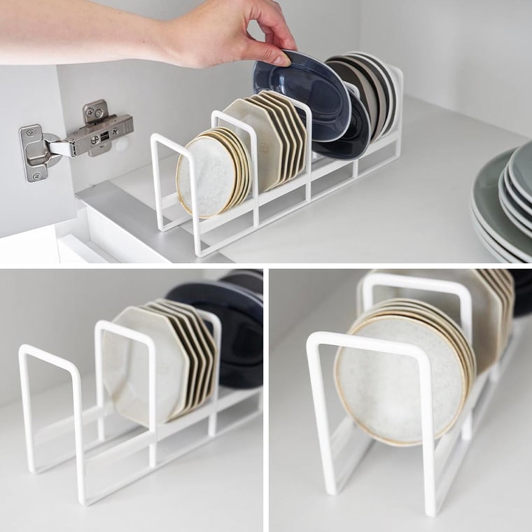 豆皿収納ラック タワー 山崎実業 公式 tower 1395 1396 ホワイト ブラック / ディッシュラック