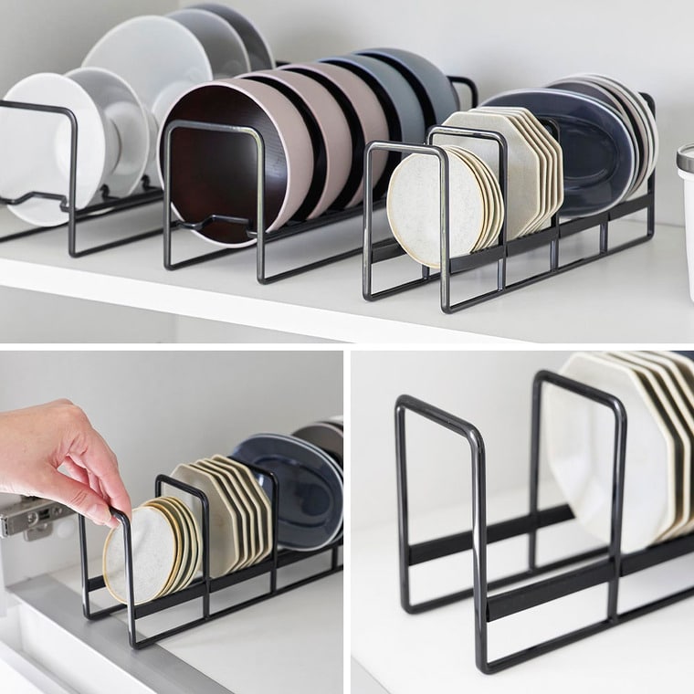 豆皿収納ラック タワー 山崎実業 公式 tower 1395 1396 ホワイト ブラック / ディッシュラック