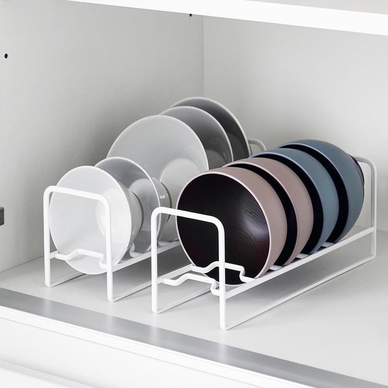 お椀&お茶碗収納ラック タワー 山崎実業 公式 tower 1397 1398 ホワイト ブラック / ディッシュラック