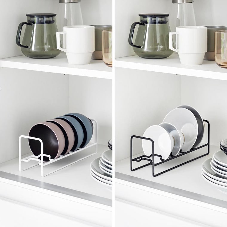 お椀&お茶碗収納ラック タワー 山崎実業 公式 tower 1397 1398 ホワイト ブラック / ディッシュラック