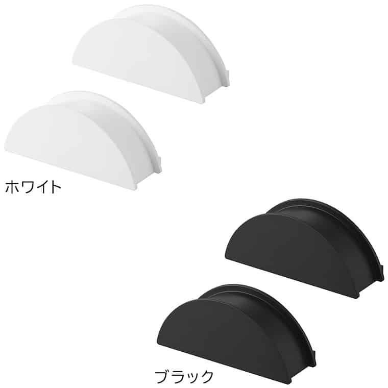ウォールカチューシャ&帽子ホルダー タワー 2個組 石こうボード壁対応 山崎実業 公式 tower 1889 1890 ホワイト ブラック / ヘッドホン ヘッドセット