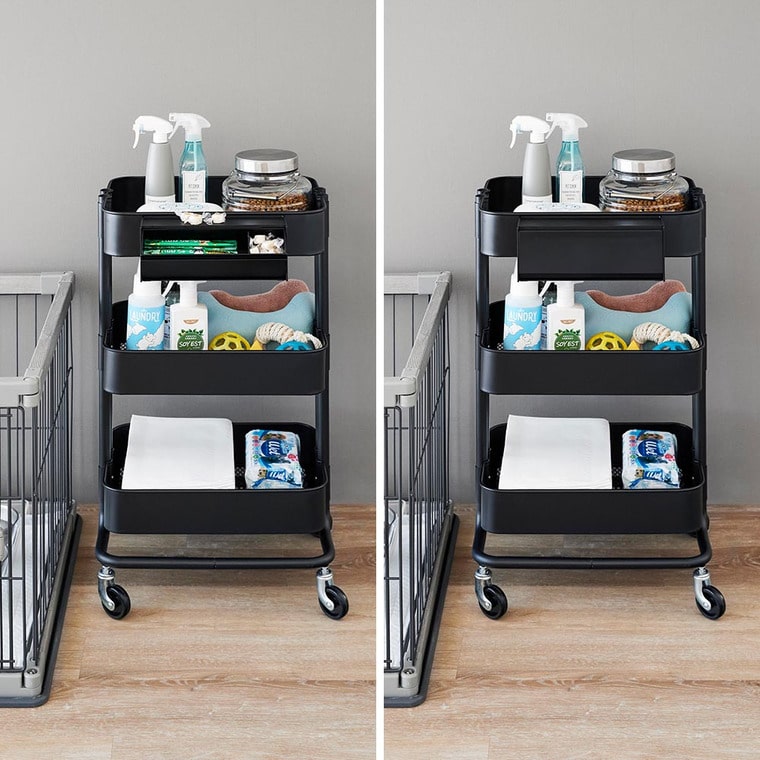 マグネットペットおやつ収納ケース タワー 山崎実業 公式 tower 1983 1984 ホワイト ブラック 送料無料