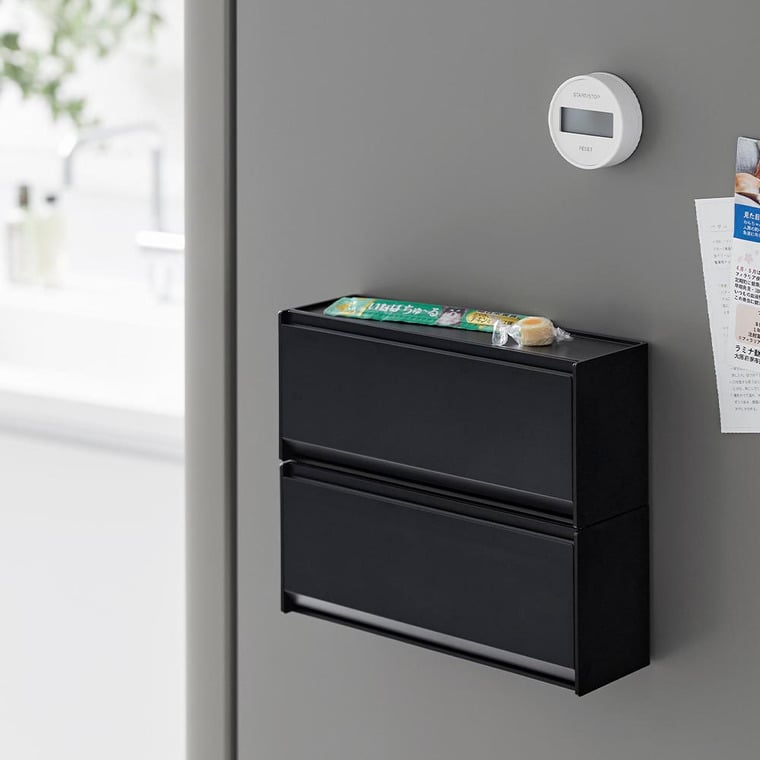 マグネットペットおやつ収納ケース タワー 山崎実業 公式 tower 1983 1984 ホワイト ブラック 送料無料