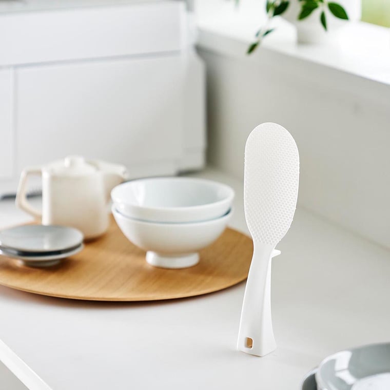 立って置けるしゃもじ タワー スリム 山崎実業 キッチン tower 4758 4759 ホワイト ブラック