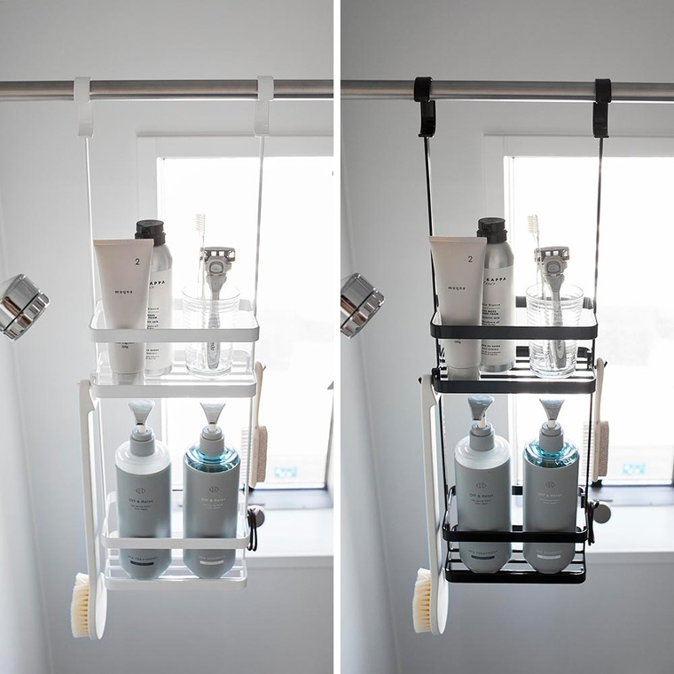 引っ掛けディスペンサースタンド タワー 2段 山崎実業 公式 tower 8460 8461 ホワイト ブラック 送料無料