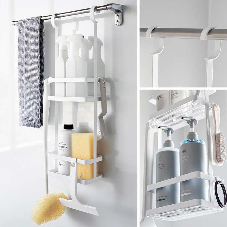 引っ掛けディスペンサースタンド タワー 2段 山崎実業 公式 tower 8460 8461 ホワイト ブラック 送料無料