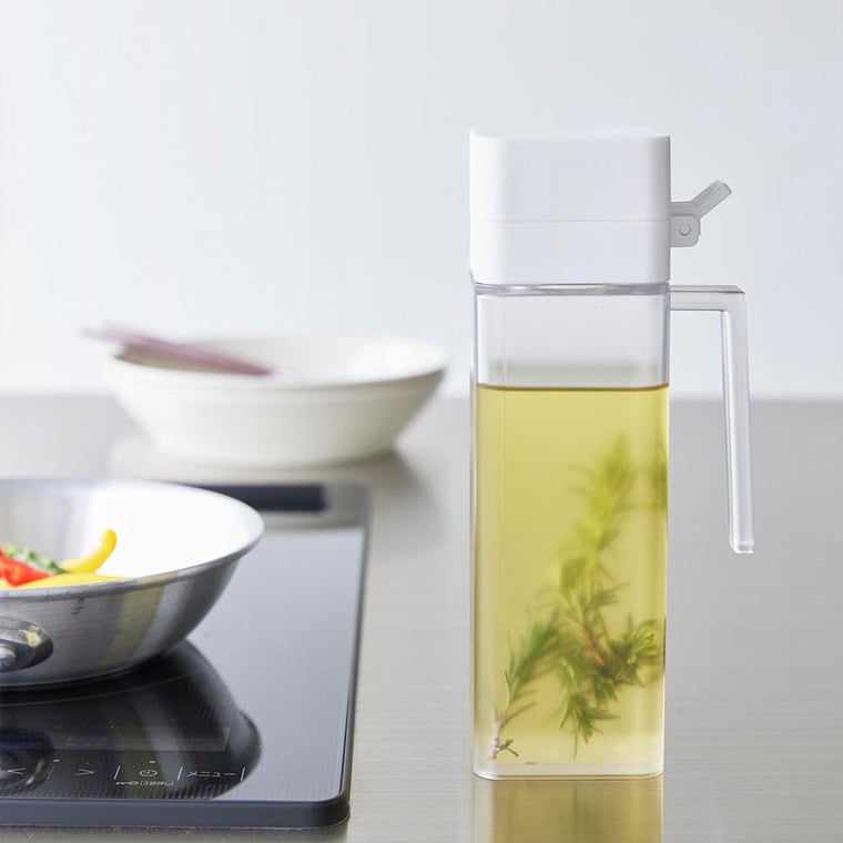 蓋付き調味料ボトル タワー 山崎実業 公式 tower 1517 1518 ホワイト ブラック / 500mL