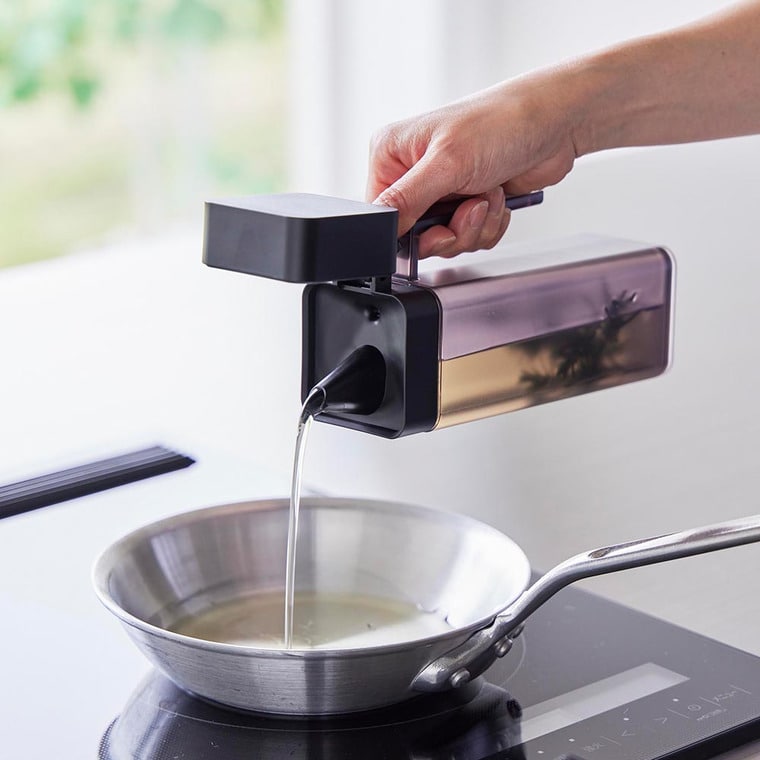 蓋付き調味料ボトル タワー 山崎実業 公式 tower 1517 1518 ホワイト ブラック / 500mL