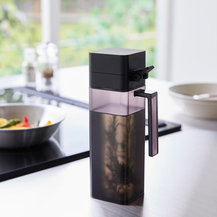 蓋付き調味料ボトル タワー 山崎実業 公式 tower 1517 1518 ホワイト ブラック / 500mL