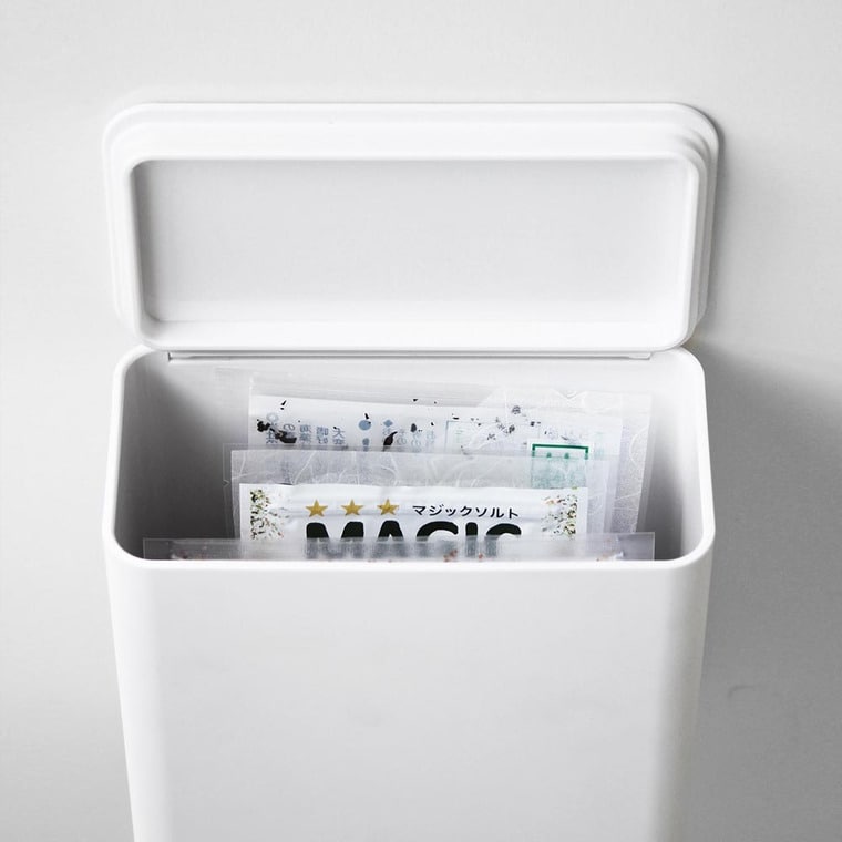 フィルムフック 密閉ゴミ箱 タワー 山崎実業 公式 tower ゴミ箱 1520 1521 ホワイト ブラック / 1.8L 送料無料