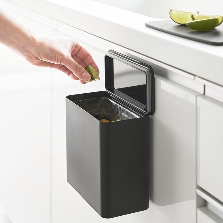 フィルムフック 密閉ゴミ箱 タワー 山崎実業 公式 tower ゴミ箱 1520 1521 ホワイト ブラック / 1.8L 送料無料