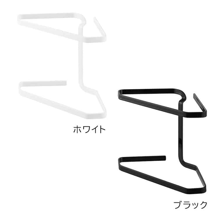 水切りネットが付けられる三角コーナー タワー 山崎実業 公式 tower キッチン 1555 1556 ホワイト ブラック