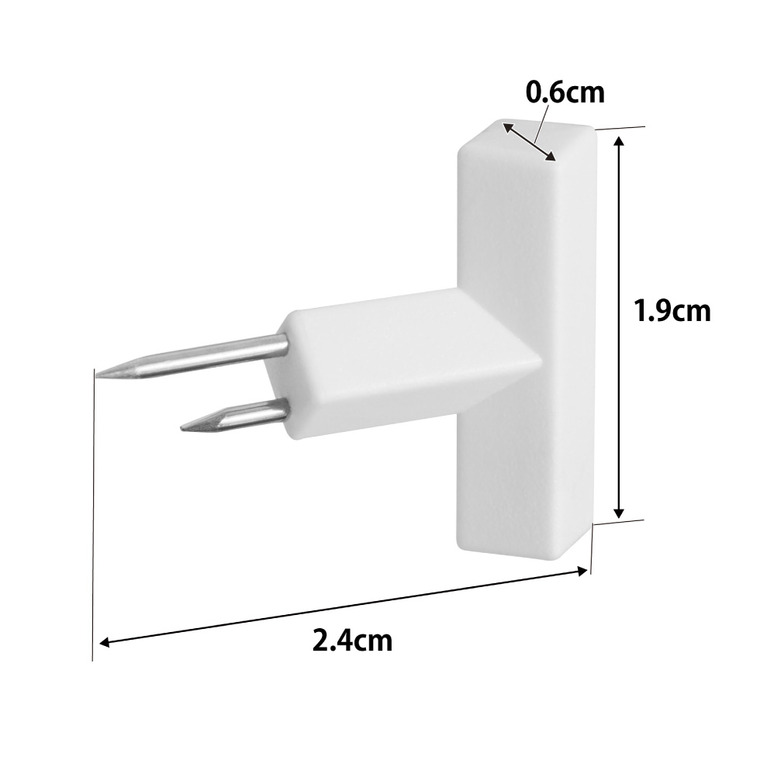 2本の針で抜けにくいフック画鋲 タワー S 4個組 山崎実業 tower 1923 1924 ホワイト ブラック / 石こうボード壁対応 耐荷重 1kg