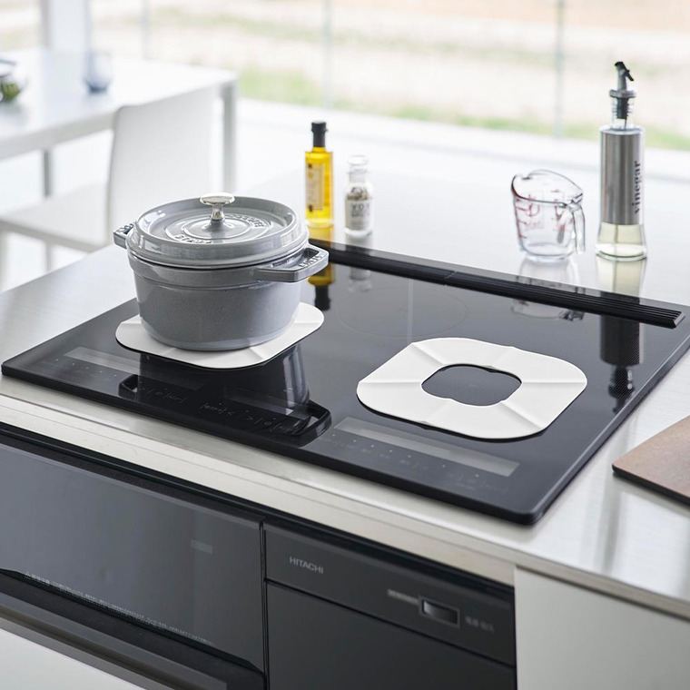 IHシリコーンマット タワー 山崎実業 公式 tower 1318 1319 ホワイト ブラック / IH専用 シリコンマット