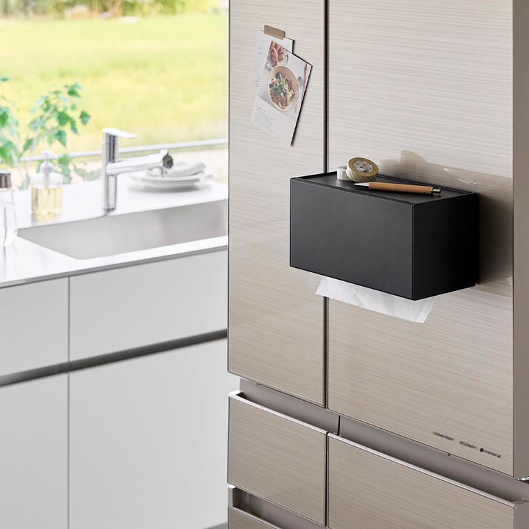 フィルムフックペーパータオルディスペンサー タワー 山崎実業 公式 tower 1377 1378 ホワイト ブラック 送料無料