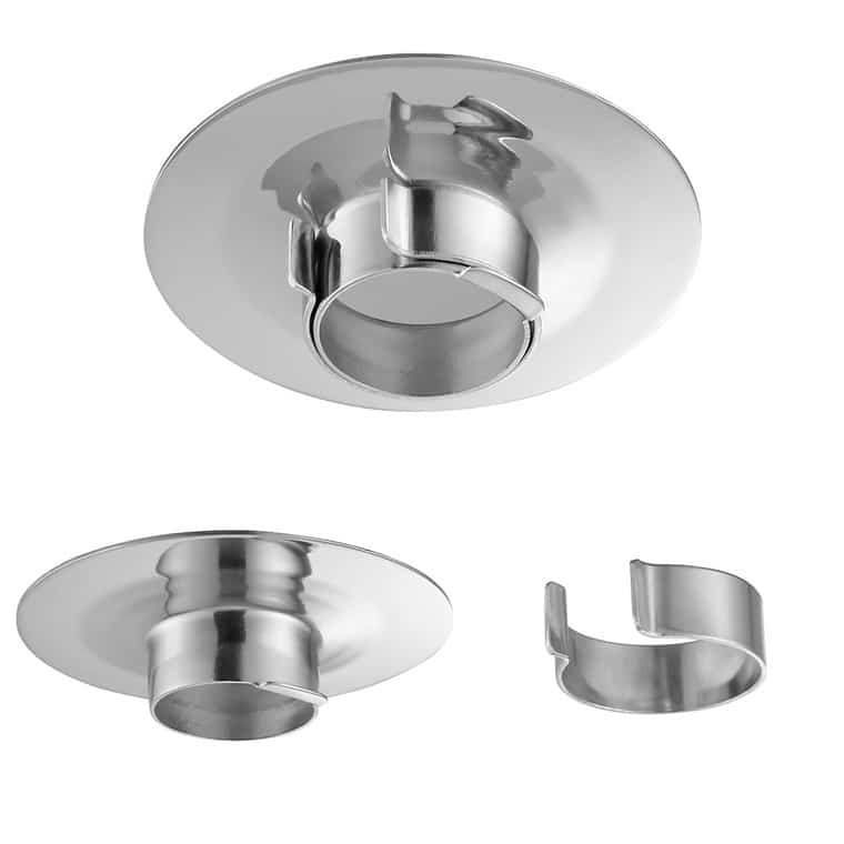 洗面排水口ゴミ受けネットホルダー タワー 山崎実業 公式 tower 1681 シルバー