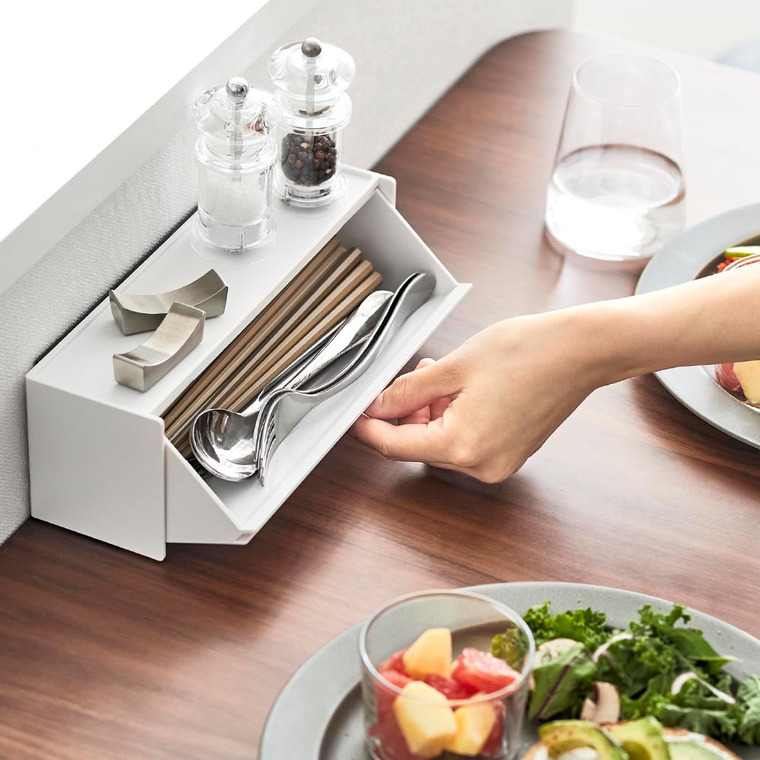 マグネットカトラリーケース タワー 山崎実業 公式 tower 8462 8463 ホワイト ブラック 送料無料