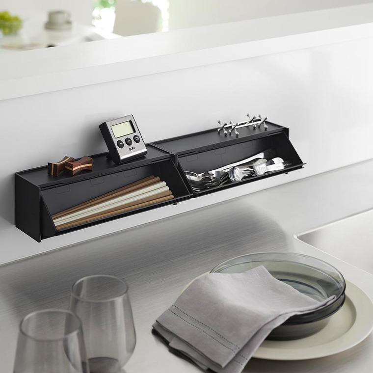 マグネットカトラリーケース タワー 山崎実業 公式 tower 8462 8463 ホワイト ブラック 送料無料