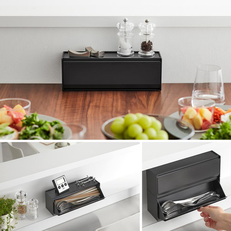 マグネットカトラリーケース タワー 山崎実業 公式 tower 8462 8463 ホワイト ブラック 送料無料