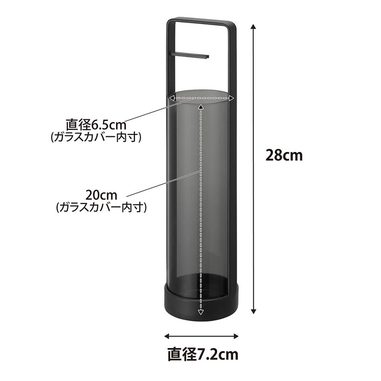 お香スタンド タワー 灰飛び防止カバー付き 山崎実業 公式 tower 10013 10014 ホワイト ブラック 送料無料