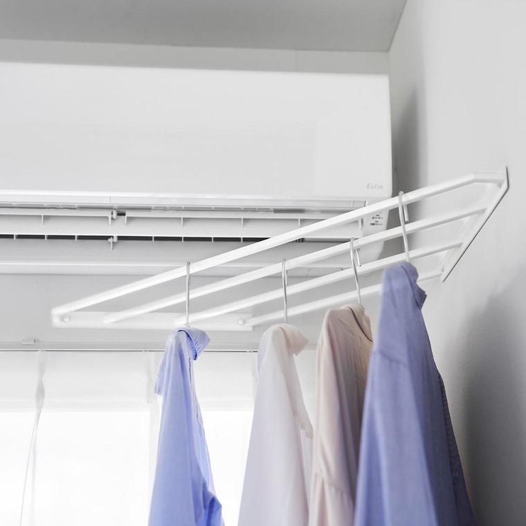 コーナーハンガーラック タワー 石こうボード壁対応 山崎実業 公式 tower 10017 10018 ホワイト ブラック 送料無料