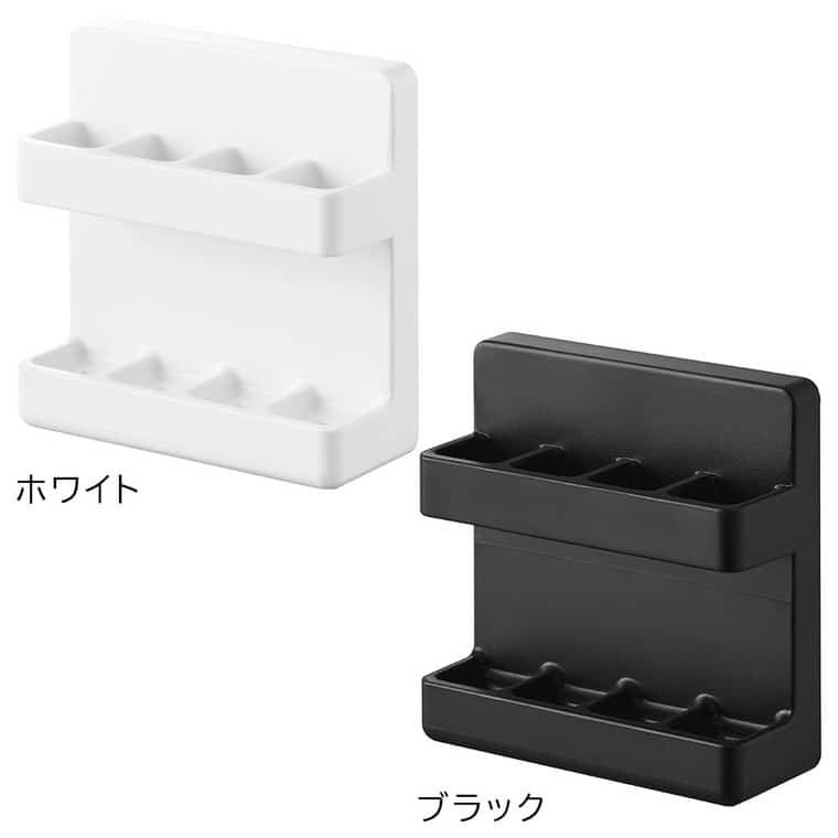 フィルムフック歯間ブラシホルダー タワー 山崎実業 tower 10021 10022 ホワイト ブラック