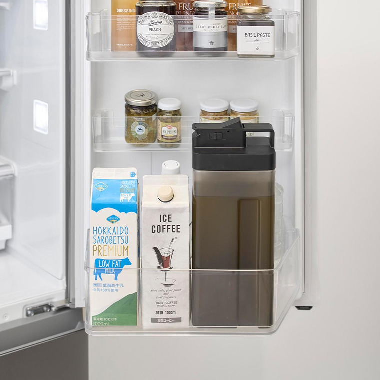 倒して置けてそのまま注げる冷水筒 タワー 2.2L 山崎実業 公式 tower 10029 10030 ホワイト ブラック 送料無料