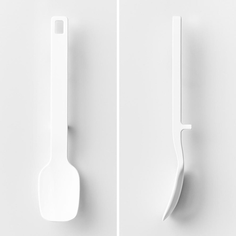 [ シリコーンスプーン タワー S ] 山崎実業 tower 10045 10046 ホワイト ブラック / スパチュラ ヘラ シリコン ミニスプーン ジャム キッチンツール 計量スプーン シリコン タワーシリーズ