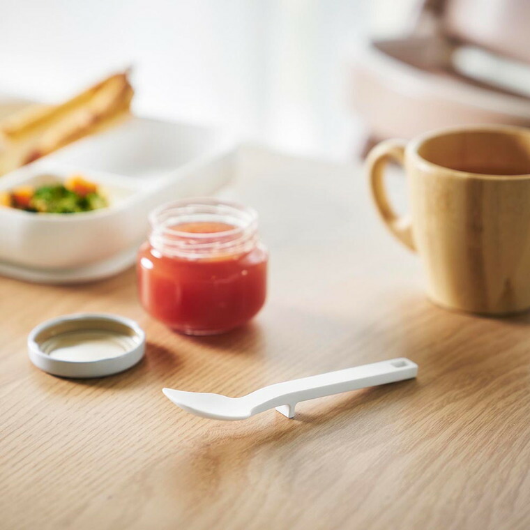 [ シリコーンスプーン タワー S ] 山崎実業 tower 10045 10046 ホワイト ブラック / スパチュラ ヘラ シリコン ミニスプーン ジャム キッチンツール 計量スプーン シリコン タワーシリーズ