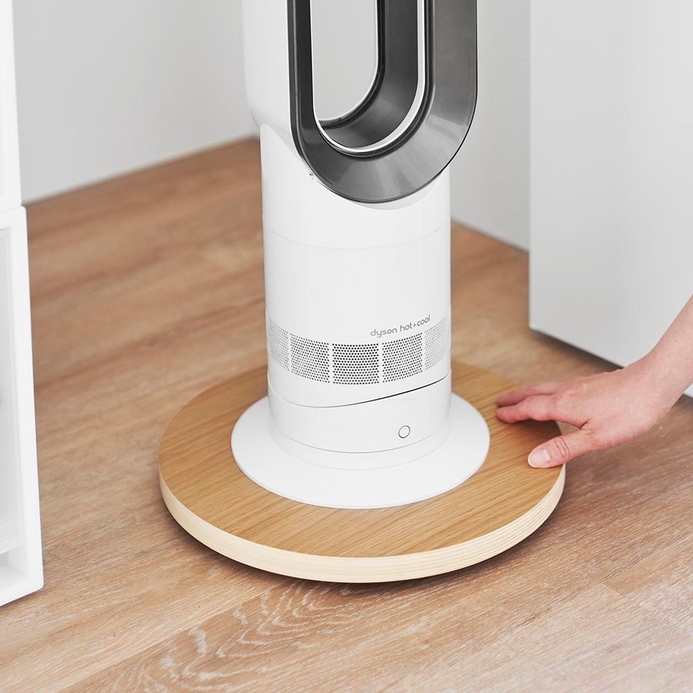 インテリア低台車 リン ラウンド 山崎実業 公式 RIN 10062 10063 ブラウン ナチュラル / 平台車 耐荷重30kg 送料無料