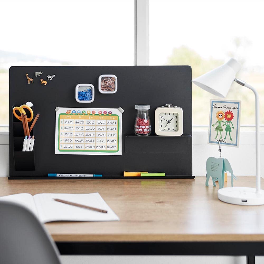 デスク横トレー付きスチールパネル タワー 山崎実業 公式 tower 10066 10067 ホワイト ブラック 送料無料