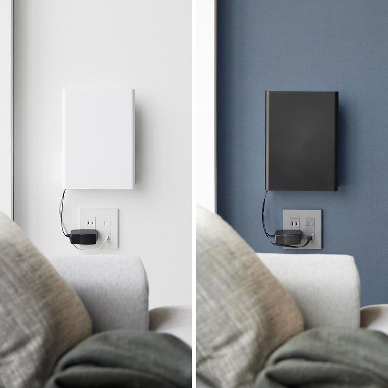 ウォール隠せるルーター収納 タワー Sサイズ 石こうボード壁対応 山崎実業 tower 10074 10075 ホワイト ブラック 送料無料