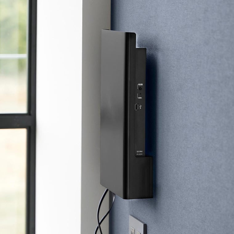 ウォール隠せるルーター収納 タワー Lサイズ 石こうボード壁対応 山崎実業 tower 10076 10077 ホワイト ブラック 送料無料