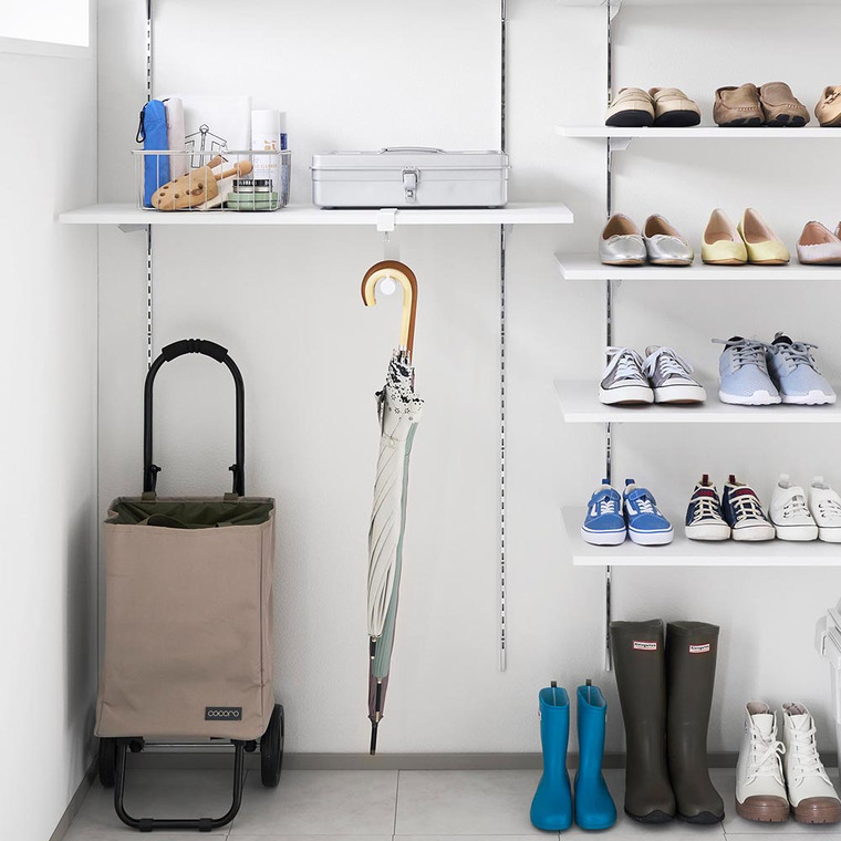 下駄箱中ハンギング傘立て タワー 山崎実業 公式 tower 10080 10081 ホワイト ブラック