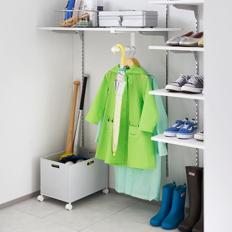 下駄箱中ハンギング傘立て タワー 山崎実業 公式 tower 10080 10081 ホワイト ブラック